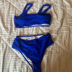 Bright royal blue bikini set